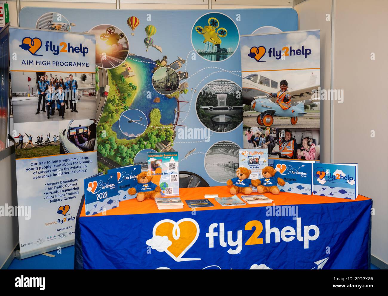 Air Charter Expo 2023 all'aeroporto di Londra Biggin Hill Foto Stock