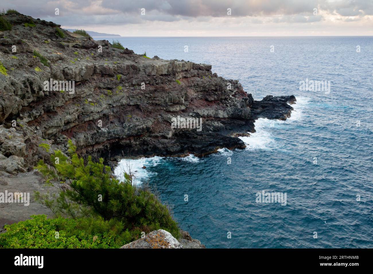 Serata sulla North Shore di Maui, Hawaii, USA Foto Stock