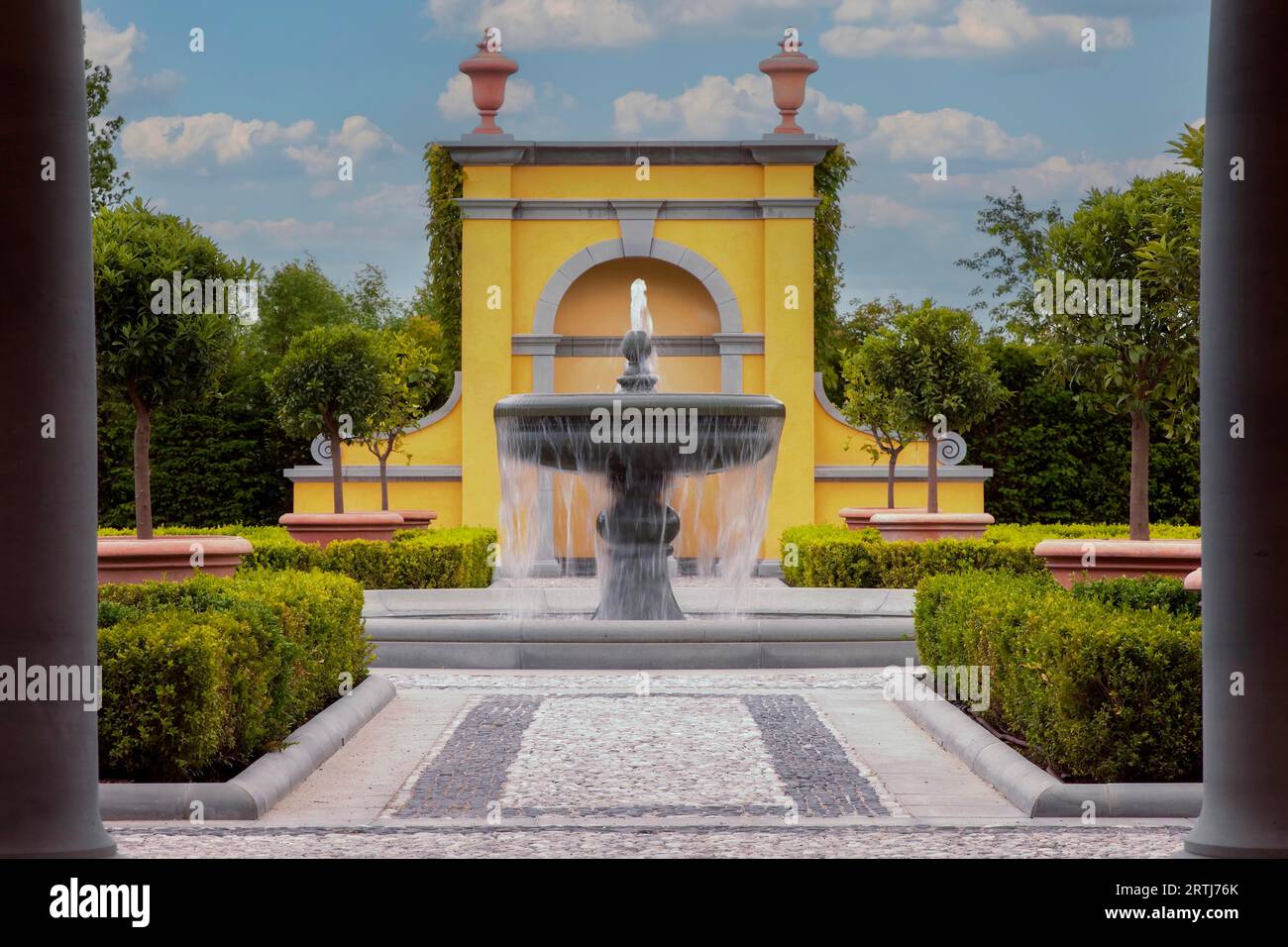 Rinascimento italiano, Garden Gaerten der Welt Marzahn Berlino Germania Foto Stock