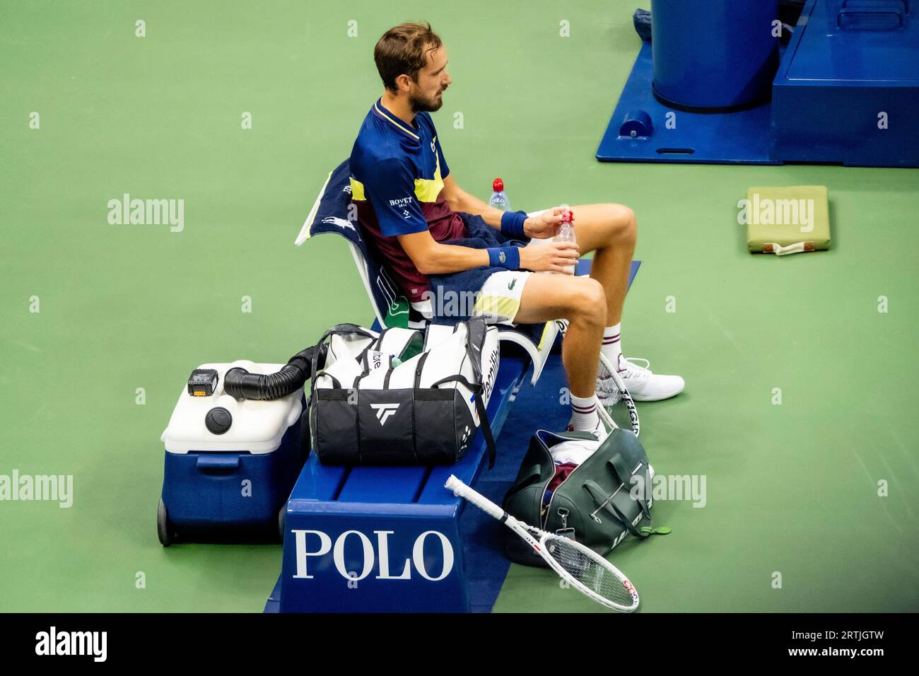 Daniil Medvedev (RUS che gareggia nelle finali del singolo maschile agli US Open di Tennis 2023 Foto Stock