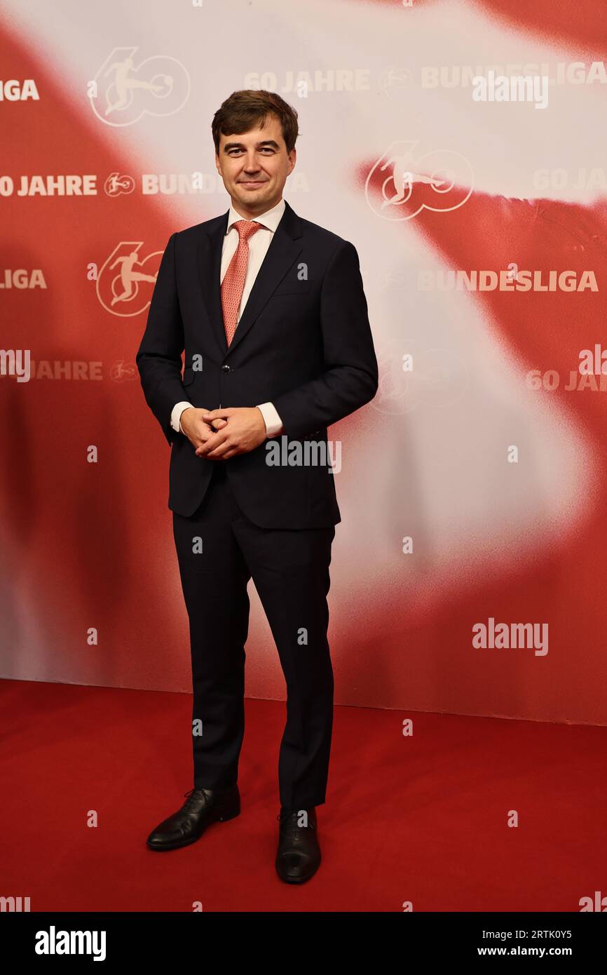 Berlino, Germania, 13 settembre 2023, il Dr. Steffen Merkel partecipa al gala "60 anni della Bundesliga" al Tempodrom. Sven Sstruck/Alamy Live News Foto Stock