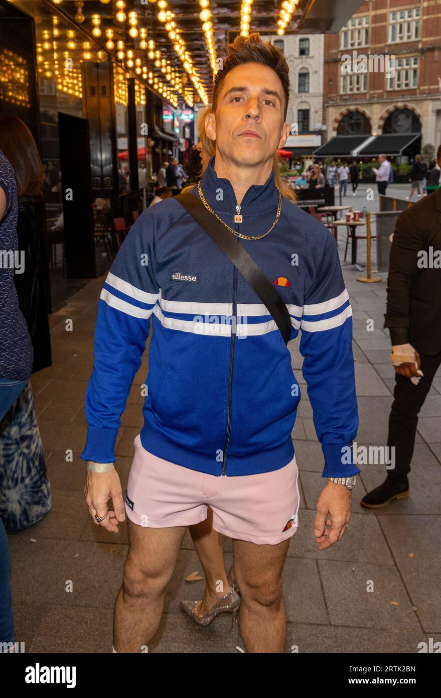 Londra, Regno Unito. 13 settembre 2023. Russell Kane partecipa alla prima di Rise of the Footsoler : Vengeance, all'Odeon Luxe. (Foto di Phil Lewis/SOPA Images/Sipa USA) credito: SIPA USA/Alamy Live News Foto Stock