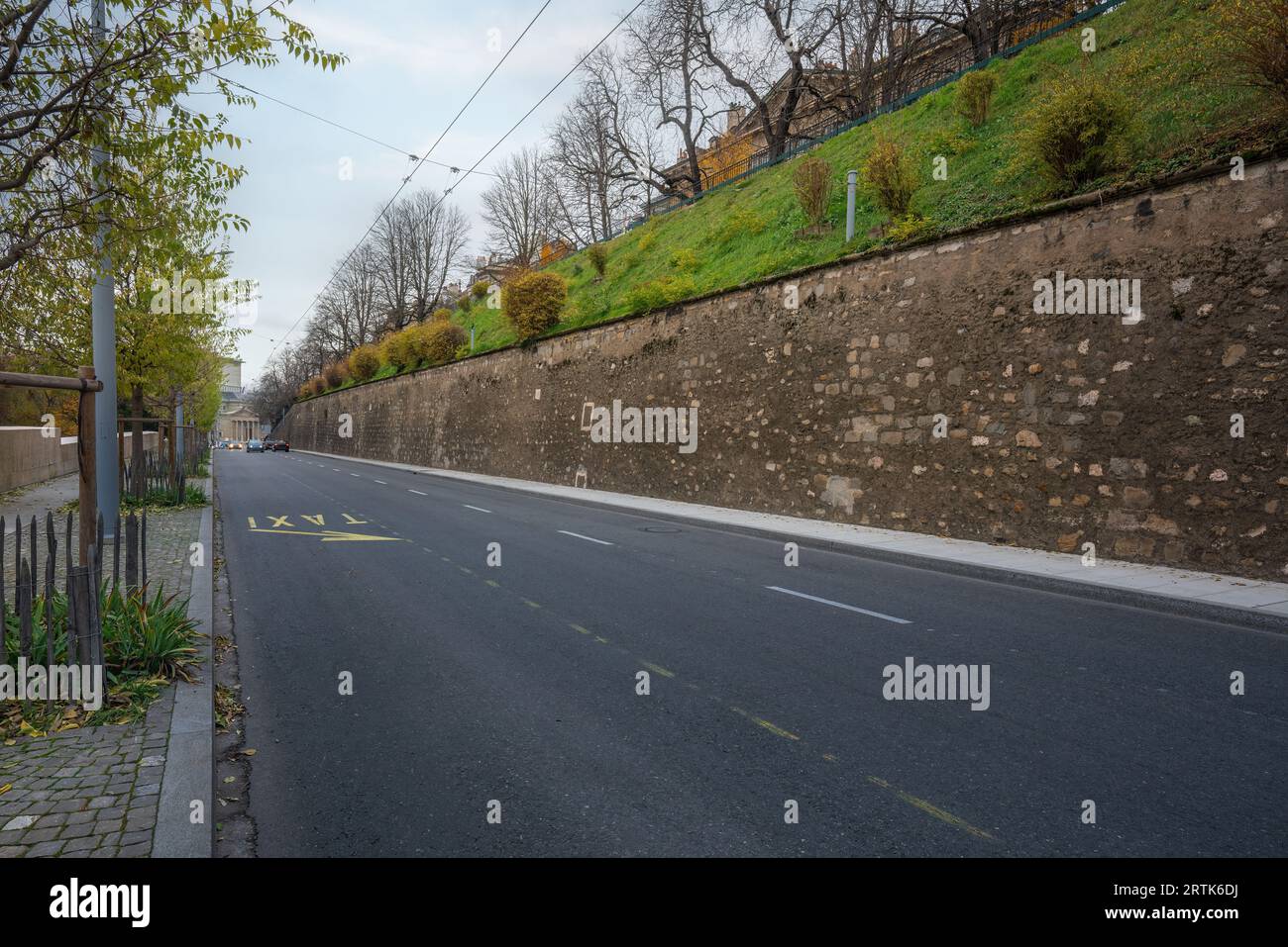Rue de la Croix-Rouge Street - Ginevra, Svizzera Foto Stock