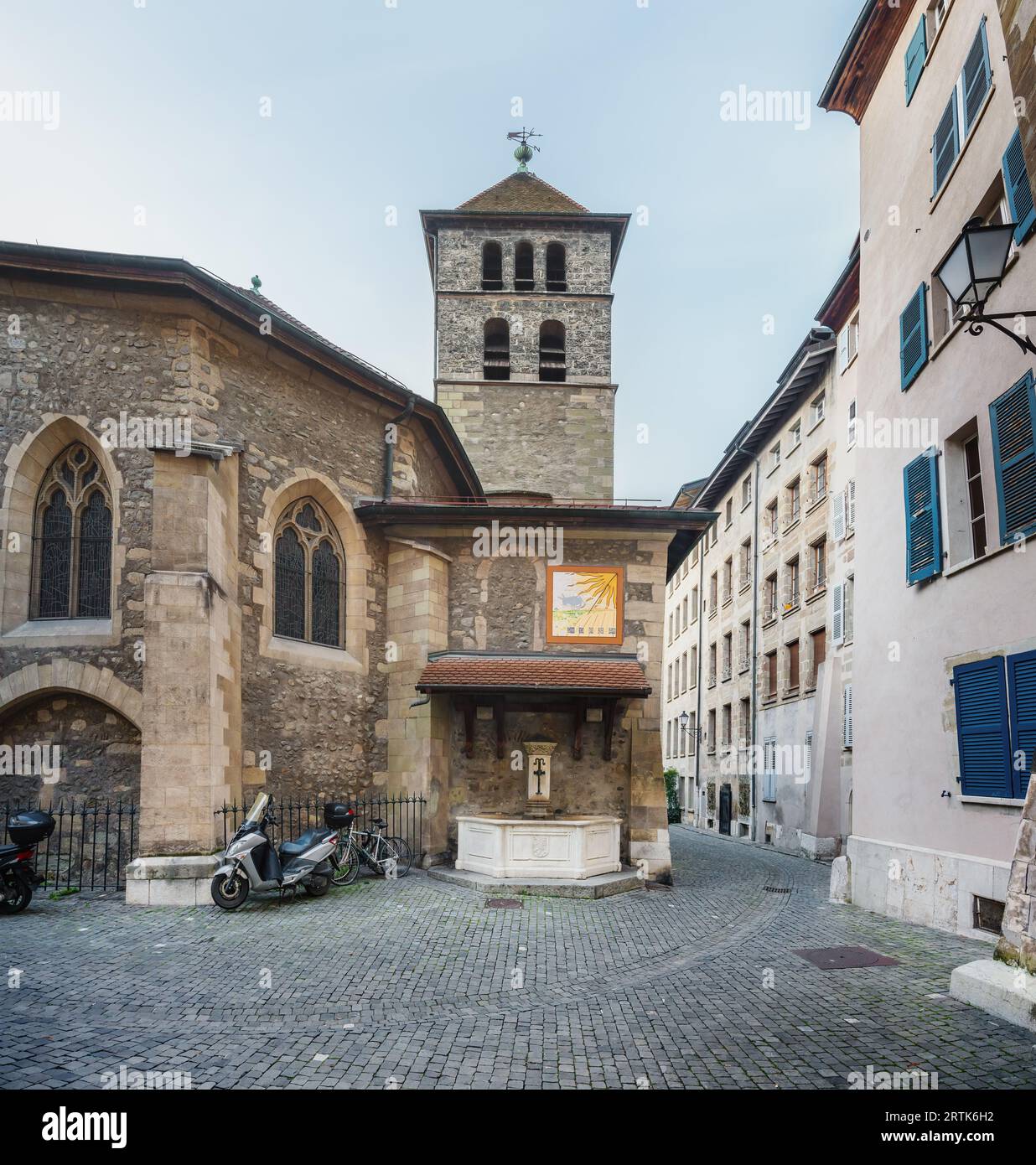 Chiesa di Saint Germain - Ginevra, Svizzera Foto Stock