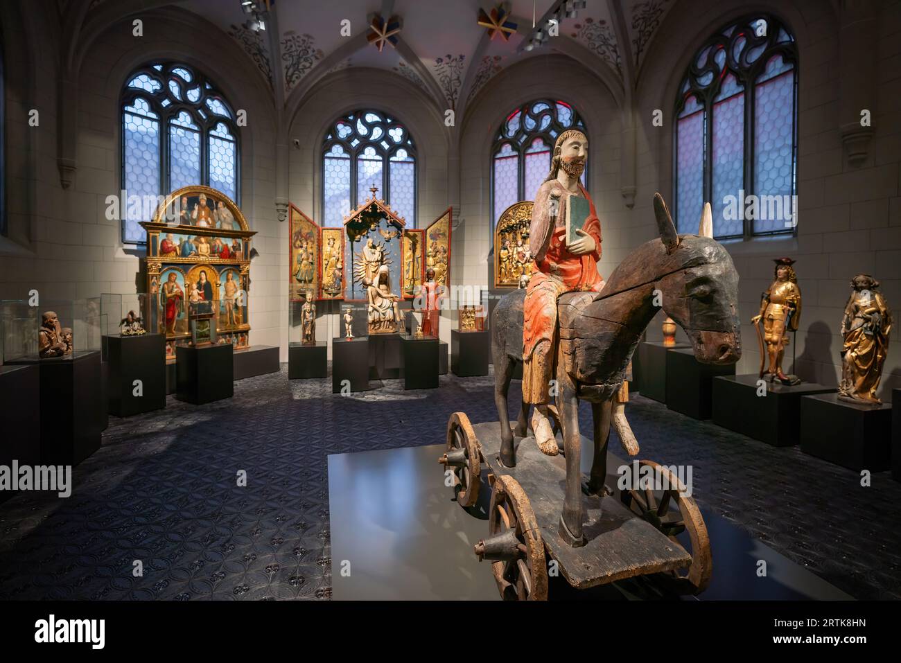 Mostra di religione al Museo Nazionale Svizzero di Zurigo, Svizzera Foto Stock