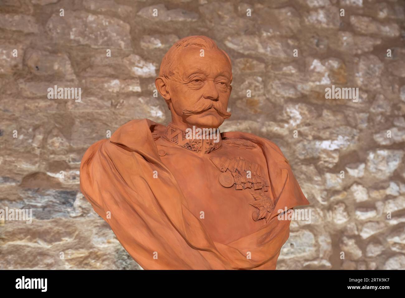 Il Granduca Adolphe Bust al Museo storico della città di Lussemburgo - Lussemburgo, Lussemburgo Foto Stock