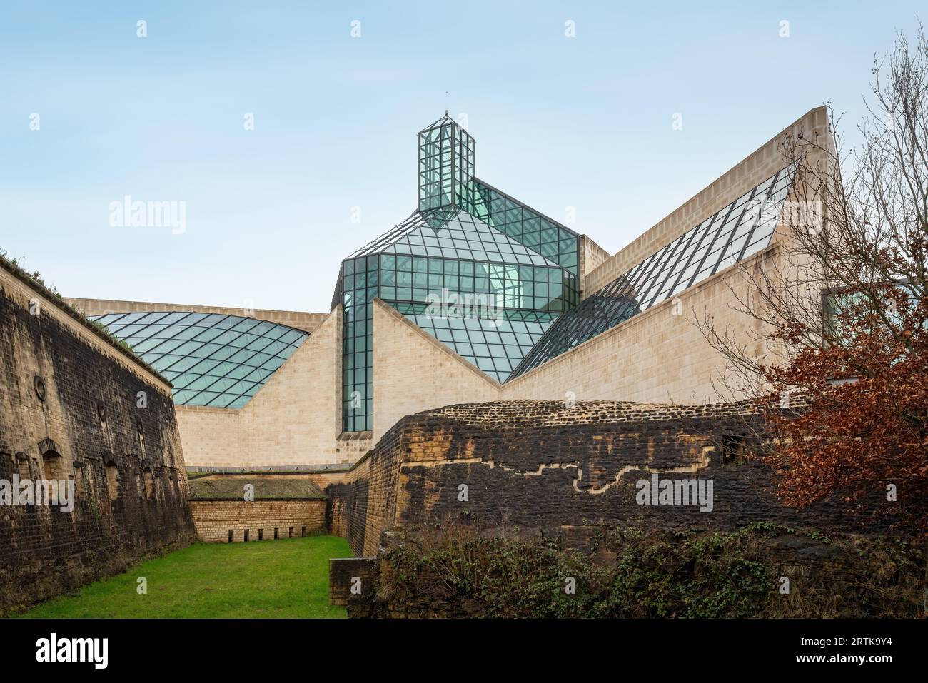 Mudam Lussemburgo - Museo d'Arte moderna del Granduca Jean - Lussemburgo, Lussemburgo Foto Stock