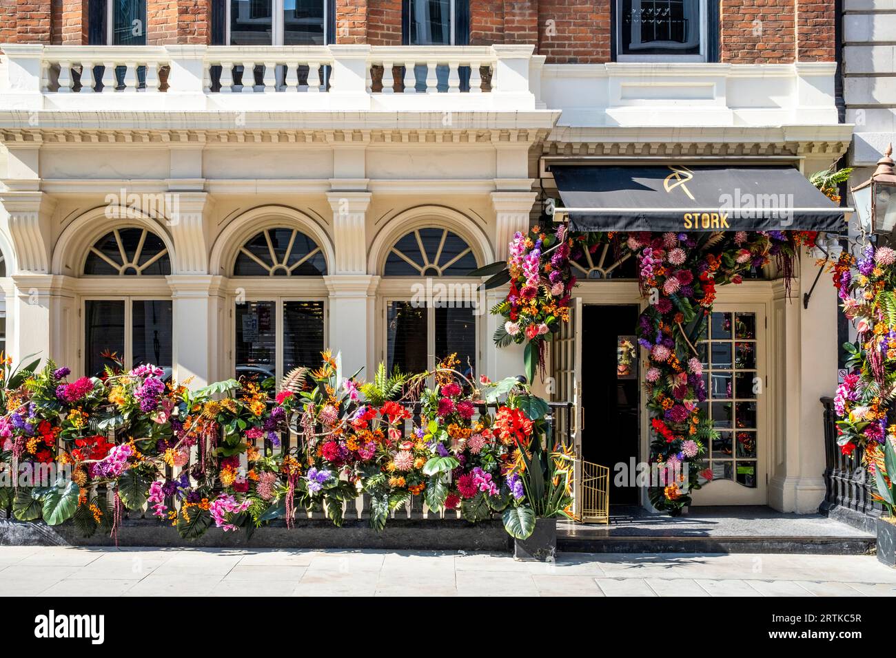 Stork Restaurant, Mayfair, Londra, Regno Unito. Foto Stock