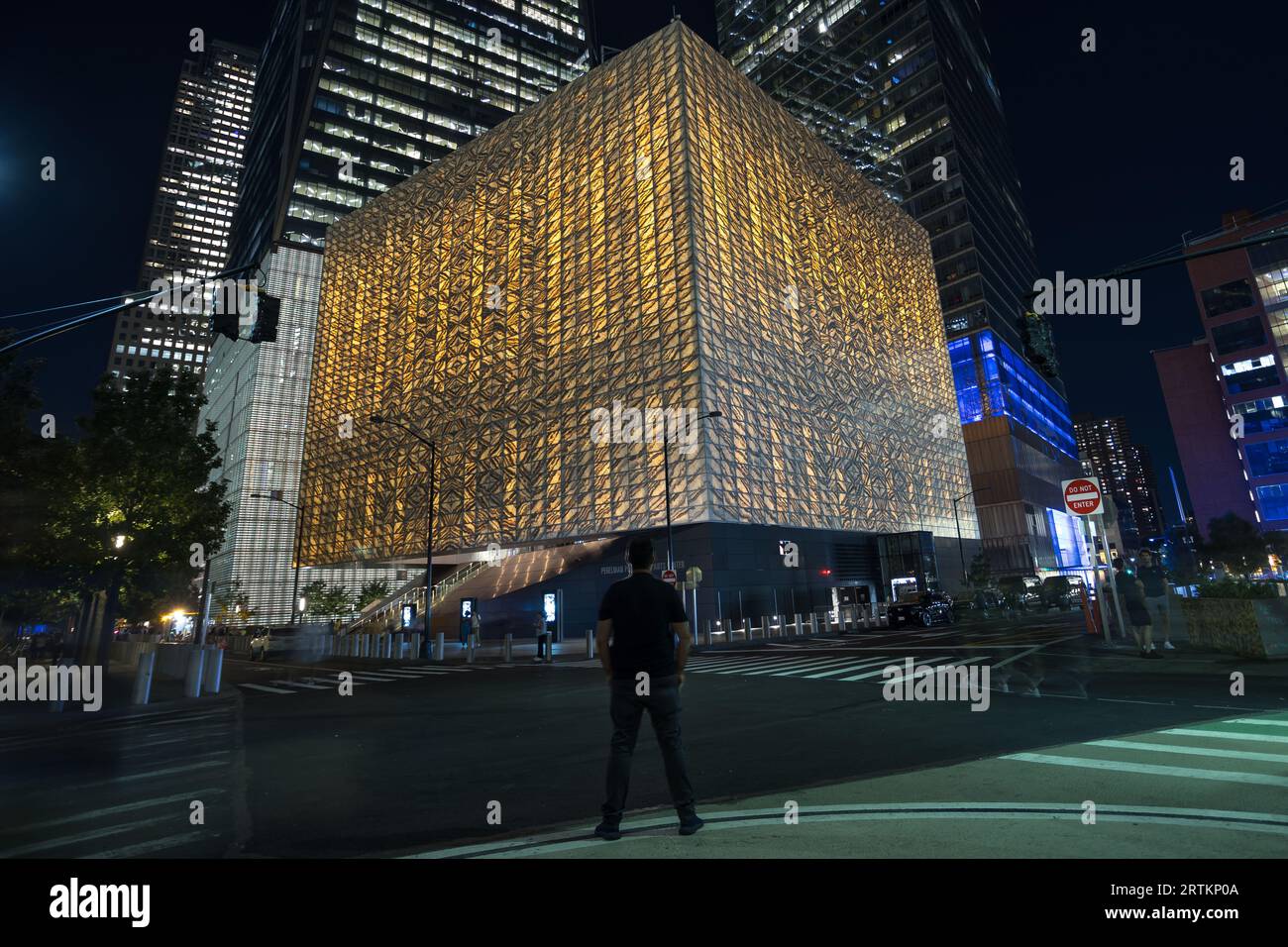 New York City, Stati Uniti. 13 settembre 2023. Perelman Performing Arts Center a Lower Manhattan, New York, il 13 settembre 2023. Il centro delle arti dello spettacolo, costruito al Ground zero a Lower Manhattan, dovrebbe aprire il 19 settembre 2023, con il primo di cinque concerti incentrati sul tema del rifugio. Credito: Brazil Photo Press/Alamy Live News Foto Stock