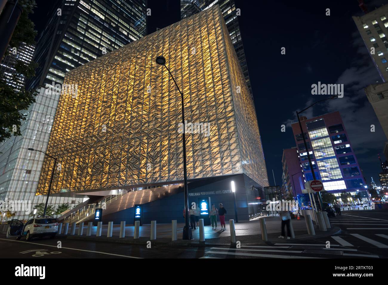 New York City, Stati Uniti. 13 settembre 2023. Perelman Performing Arts Center a Lower Manhattan, New York, il 13 settembre 2023. Il centro delle arti dello spettacolo, costruito al Ground zero a Lower Manhattan, dovrebbe aprire il 19 settembre 2023, con il primo di cinque concerti incentrati sul tema del rifugio. Credito: Brazil Photo Press/Alamy Live News Foto Stock
