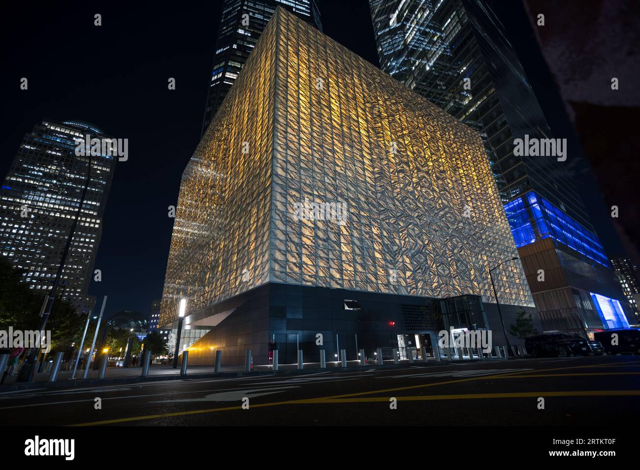 New York City, Stati Uniti. 13 settembre 2023. Perelman Performing Arts Center a Lower Manhattan, New York, il 13 settembre 2023. Il centro delle arti dello spettacolo, costruito al Ground zero a Lower Manhattan, dovrebbe aprire il 19 settembre 2023, con il primo di cinque concerti incentrati sul tema del rifugio. Credito: Brazil Photo Press/Alamy Live News Foto Stock
