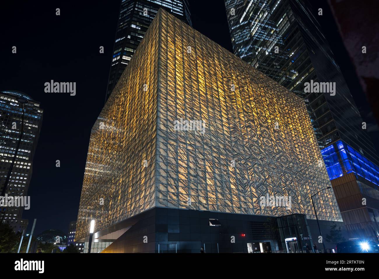 New York City, Stati Uniti. 13 settembre 2023. Perelman Performing Arts Center a Lower Manhattan, New York, il 13 settembre 2023. Il centro delle arti dello spettacolo, costruito al Ground zero a Lower Manhattan, dovrebbe aprire il 19 settembre 2023, con il primo di cinque concerti incentrati sul tema del rifugio. Credito: Brazil Photo Press/Alamy Live News Foto Stock