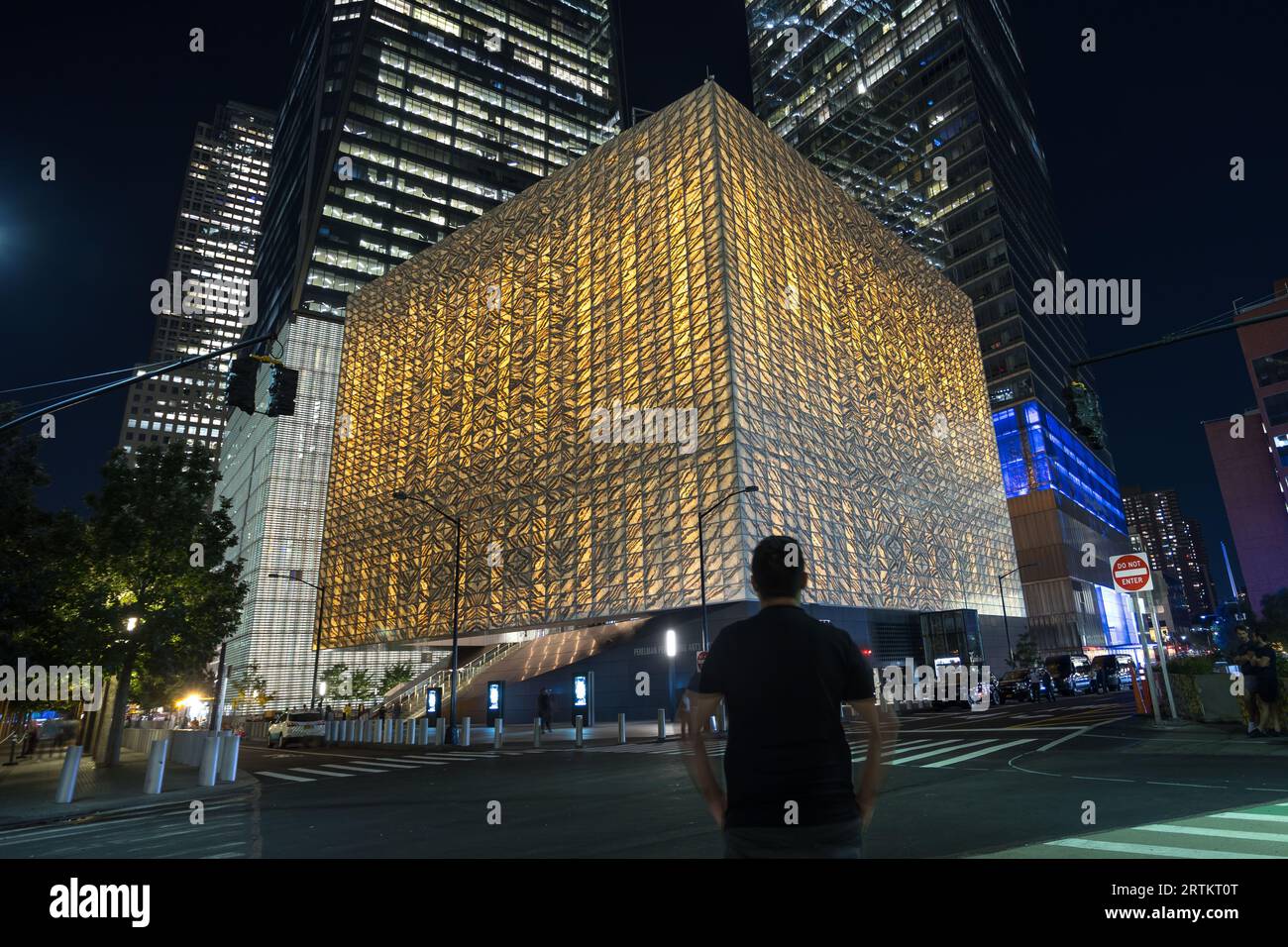 New York City, Stati Uniti. 13 settembre 2023. Perelman Performing Arts Center a Lower Manhattan, New York, il 13 settembre 2023. Il centro delle arti dello spettacolo, costruito al Ground zero a Lower Manhattan, dovrebbe aprire il 19 settembre 2023, con il primo di cinque concerti incentrati sul tema del rifugio. Credito: Brazil Photo Press/Alamy Live News Foto Stock