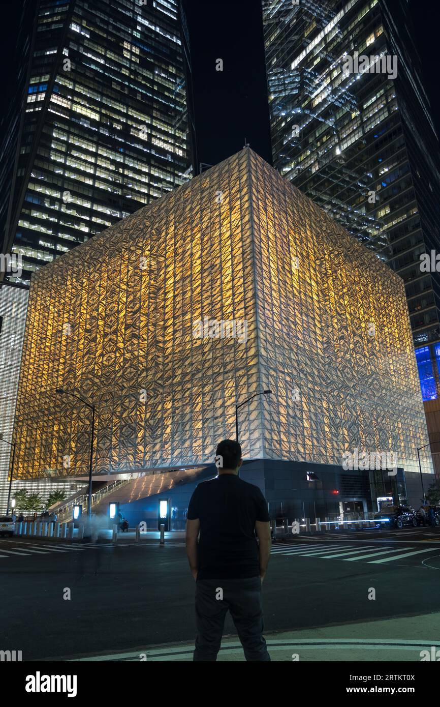 New York City, Stati Uniti. 13 settembre 2023. Perelman Performing Arts Center a Lower Manhattan, New York, il 13 settembre 2023. Il centro delle arti dello spettacolo, costruito al Ground zero a Lower Manhattan, dovrebbe aprire il 19 settembre 2023, con il primo di cinque concerti incentrati sul tema del rifugio. Credito: Brazil Photo Press/Alamy Live News Foto Stock