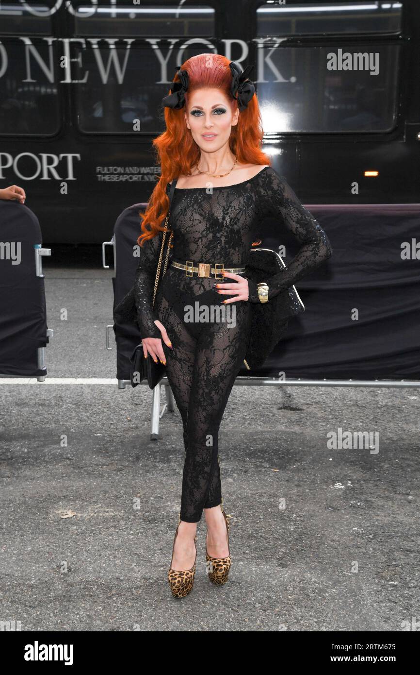 New York, USA. 13 settembre 2023. Bonnie McKee partecipa al The Blonds S/S24 Runway Show allo Spring Studios di New York, New York, il 13 settembre 2023. (Foto? Di Efren Landaos/Sipa USA) credito: SIPA USA/Alamy Live News Foto Stock