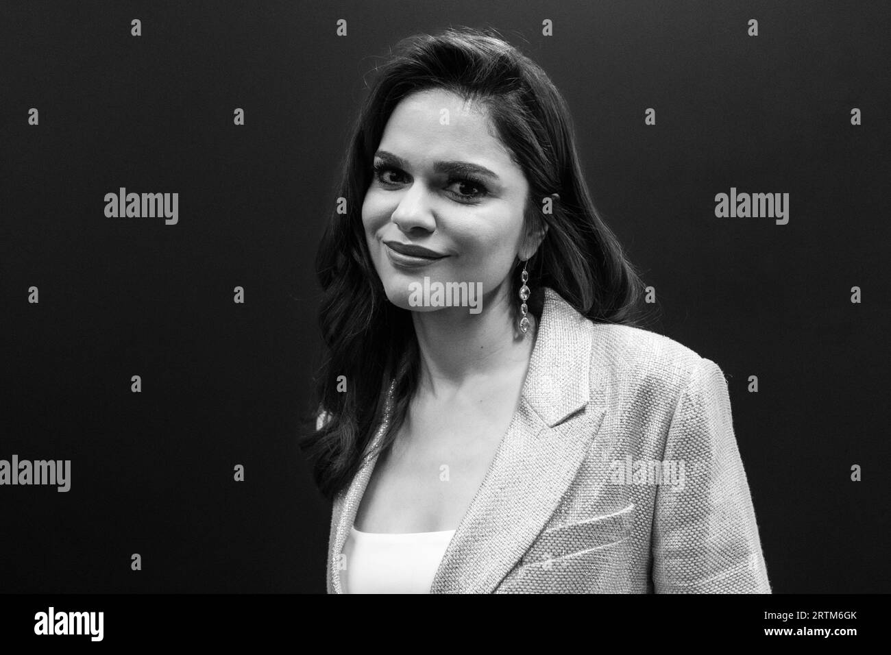 Larisa Martinez partecipa all'apertura dell'evento stampa del Perelman Performing Arts Center e al taglio del nastro a New York il 13 settembre 2023 Foto Stock