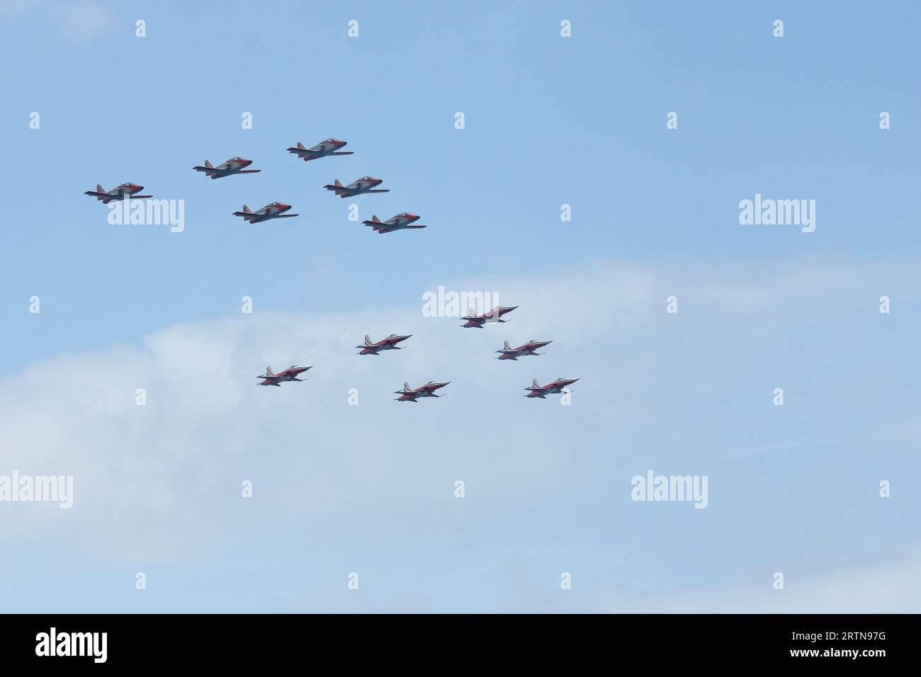 Torre del Mar, Málaga, Spagna. 10 settembre 2023: Spettacolo aereo internazionale Torre del Mar Foto Stock