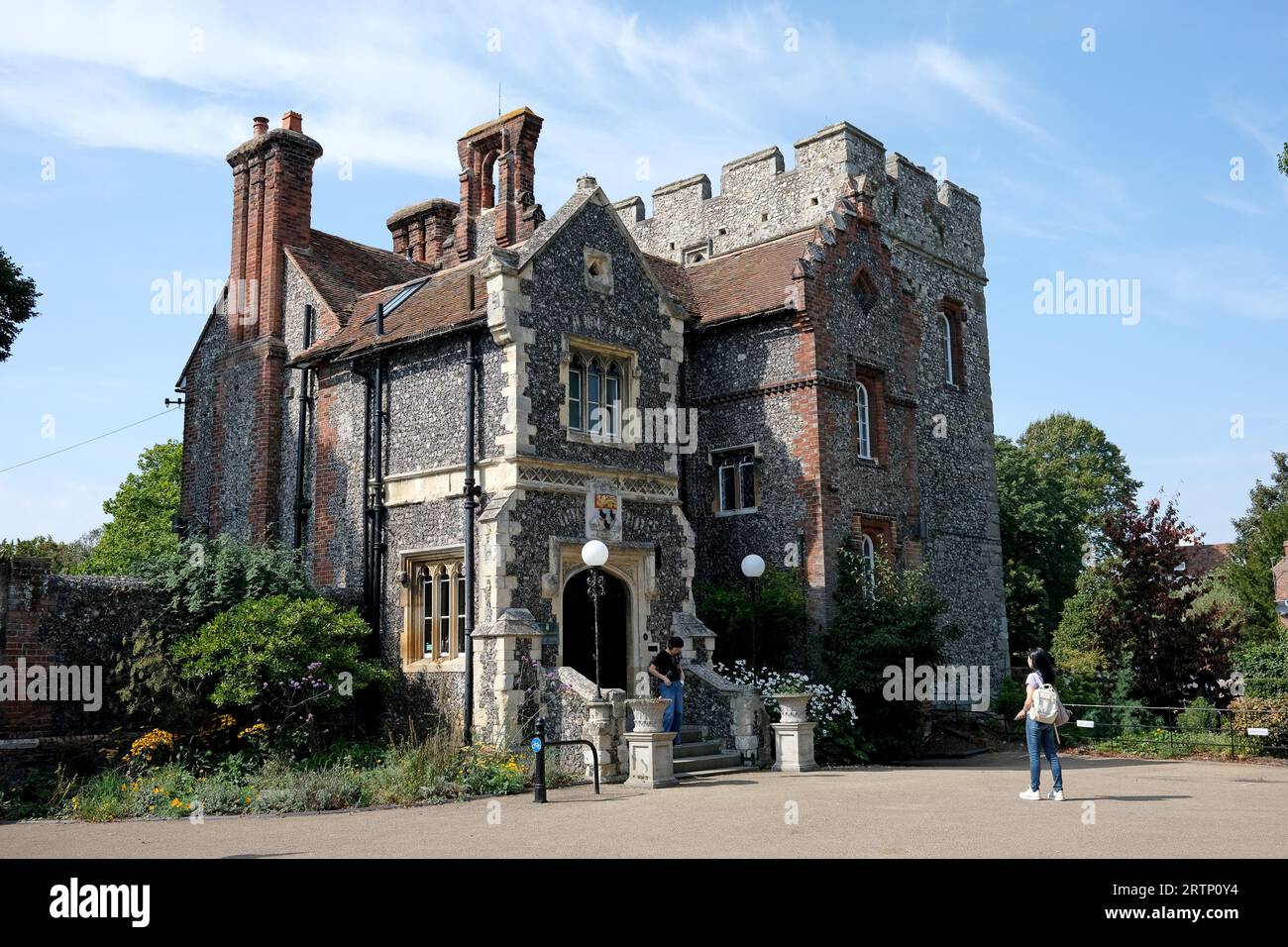 La Tower House a Westgate Gardens a Canterbury, Kentouse Foto Stock