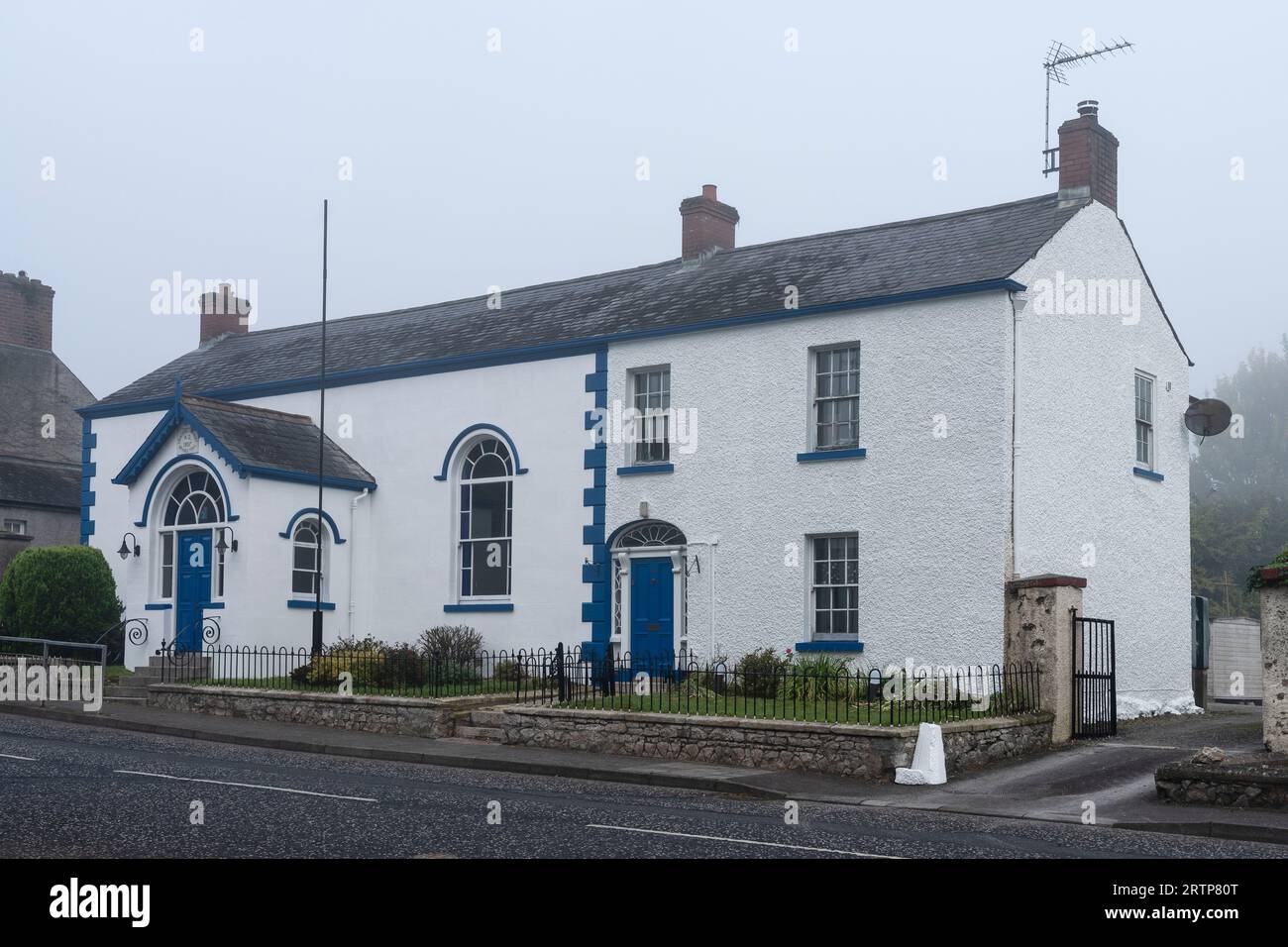 Il distretto di Loughgall Orange Hall nella contea di Loughgall, Armagh, Irlanda del Nord, Regno Unito Foto Stock
