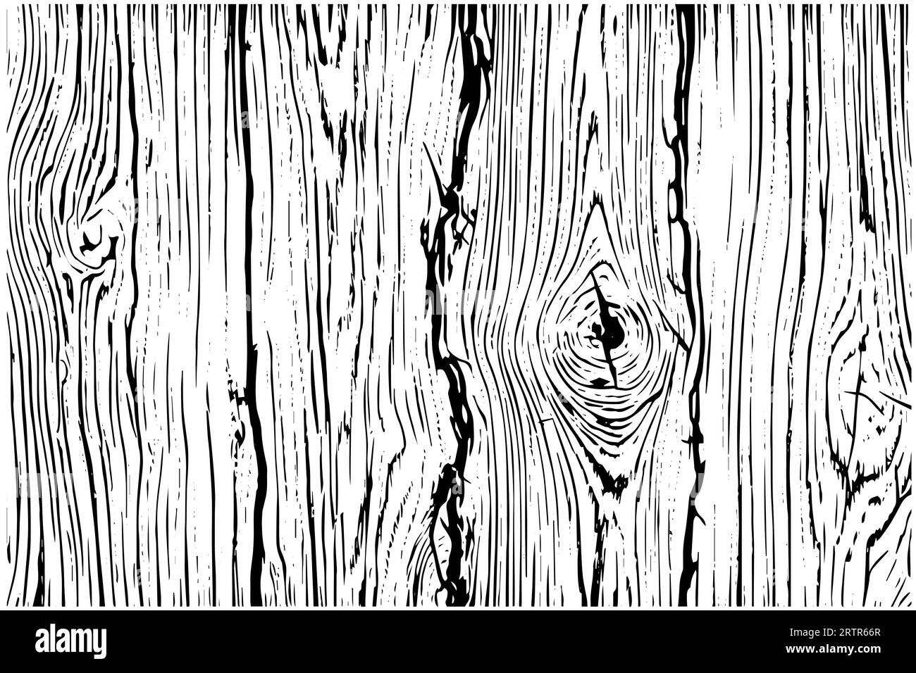 Distress effetto legno asciutto. Modello per la progettazione. Motivo per sfondo vuoto. Illustrazione vettoriale in stile inciso. Illustrazione Vettoriale