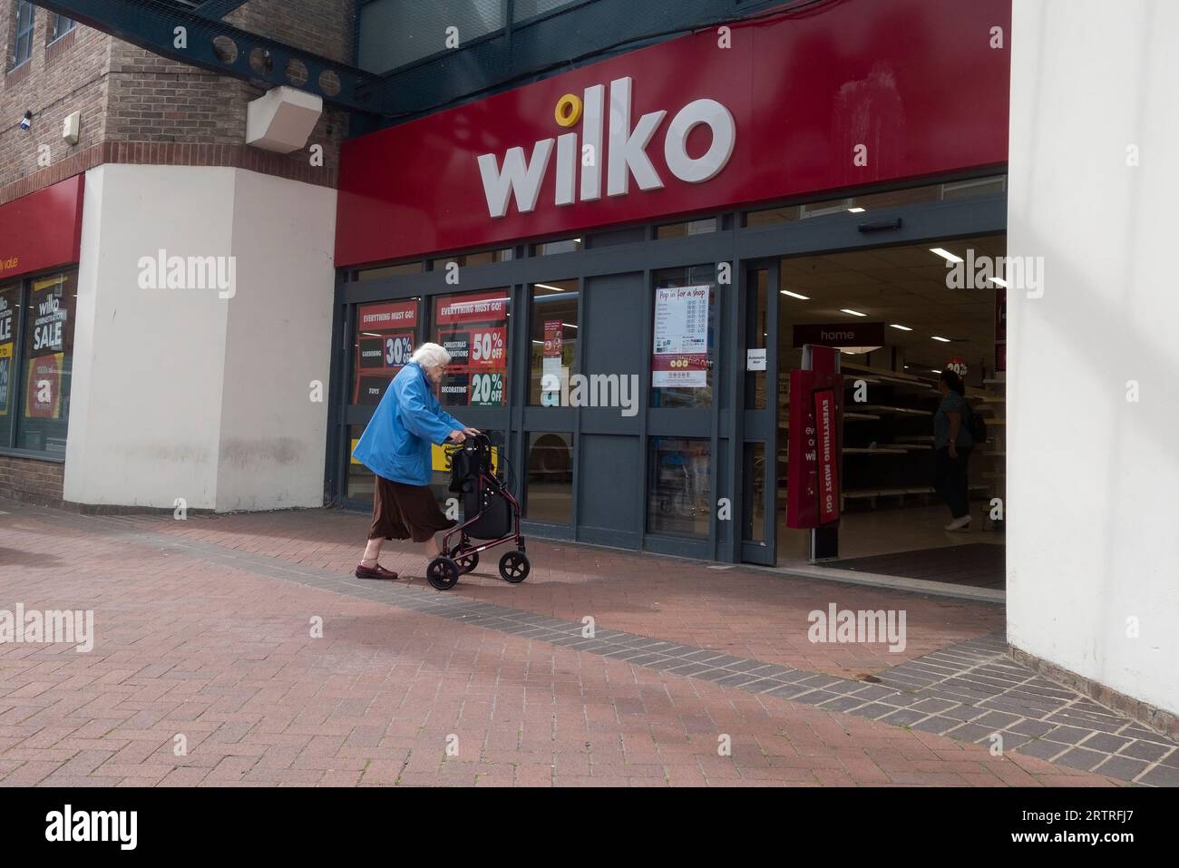 Negozio Wilko al Meridian Centre, Havant, Hampshire, Regno Unito Foto Stock