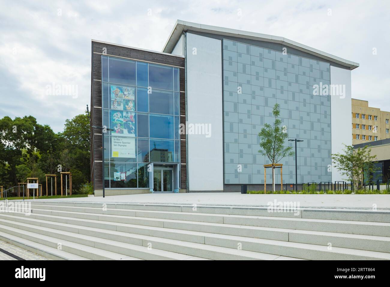 Sala per nuoto e immersioni Freiberger Platz Foto Stock
