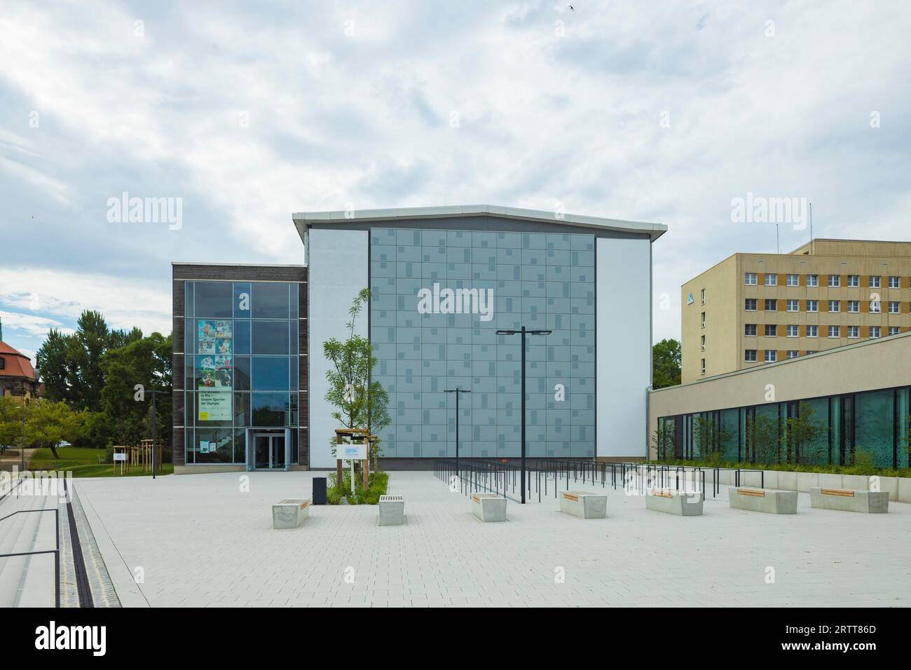 Sala per nuoto e immersioni Freiberger Platz Foto Stock