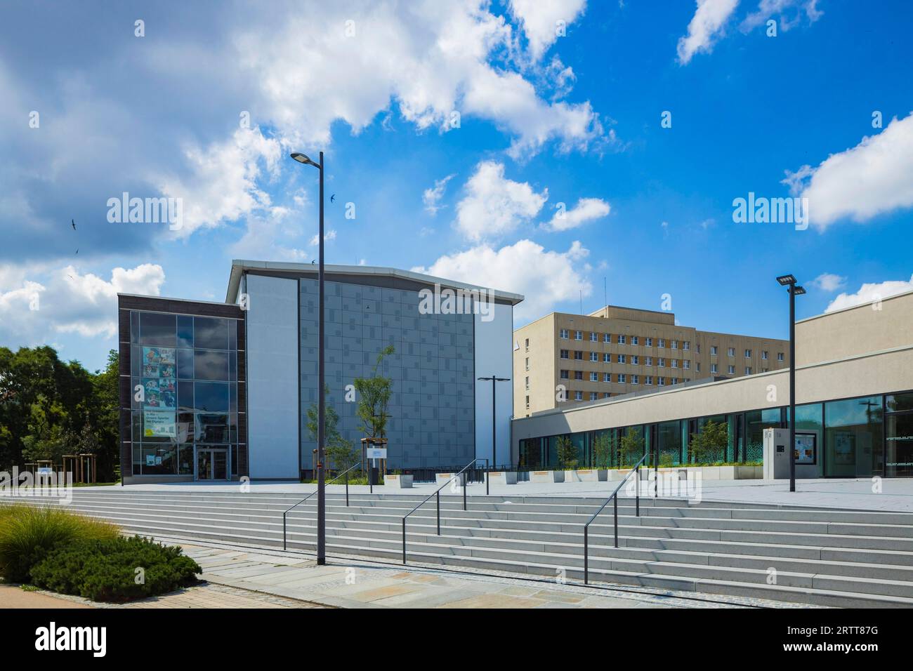 Sala per nuoto e immersioni Freiberger Platz Foto Stock