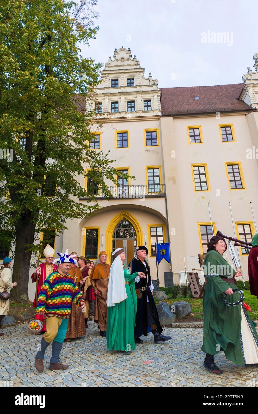 Old Town Festival Bautzen 2018, acqua, arte, luce Foto Stock