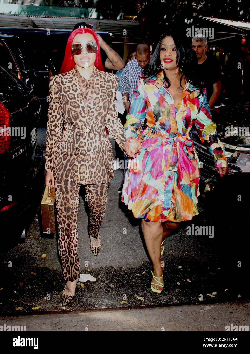 New York, NY, USA. 14 settembre 2023. Angela White, alias Blac Chyna, è stata vista alla Tamron Hall il 14 settembre 2023 a New York. Credito: RW/Media Punch/Alamy Live News Foto Stock