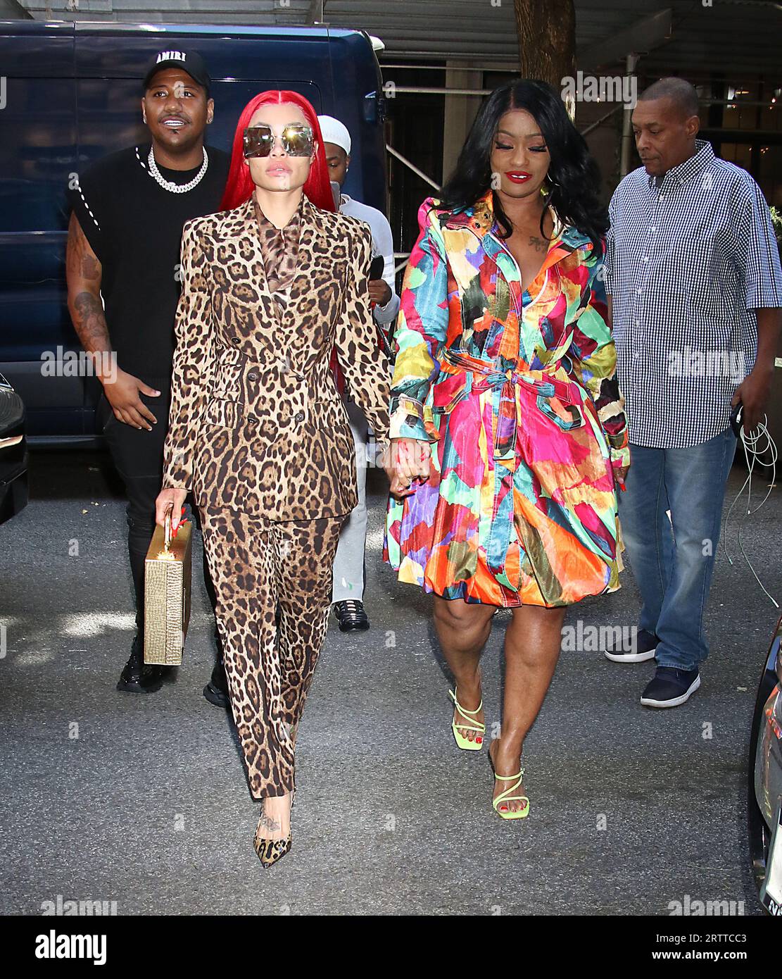 New York, NY, USA. 14 settembre 2023. Angela White, alias Blac Chyna, è stata vista alla Tamron Hall il 14 settembre 2023 a New York. Credito: RW/Media Punch/Alamy Live News Foto Stock