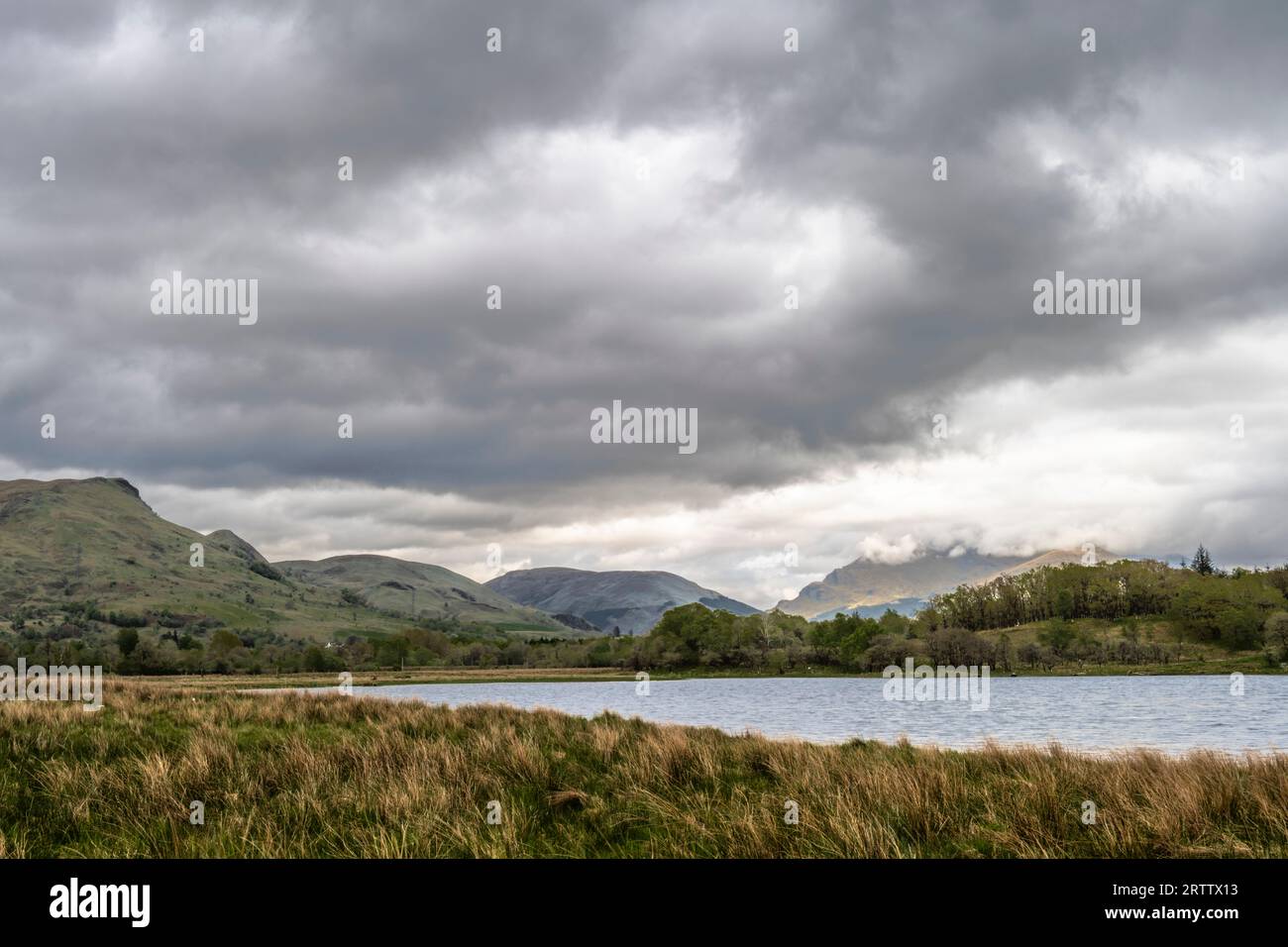 Loch Awe nelle Central Highlands Foto Stock