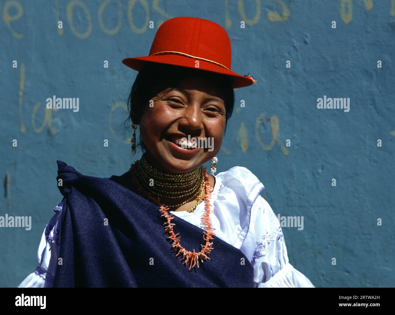 Donne di Otavalo Foto Stock