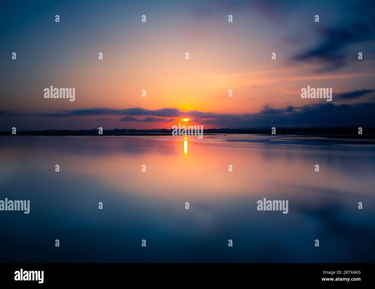 Tramonto perfetto Foto Stock