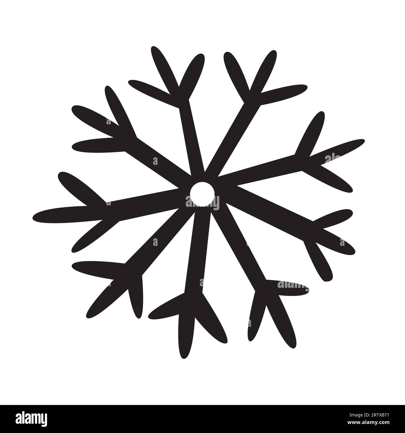 graziosa icona nera a forma di fiocco per il biglietto d'auguri di natale Illustrazione Vettoriale