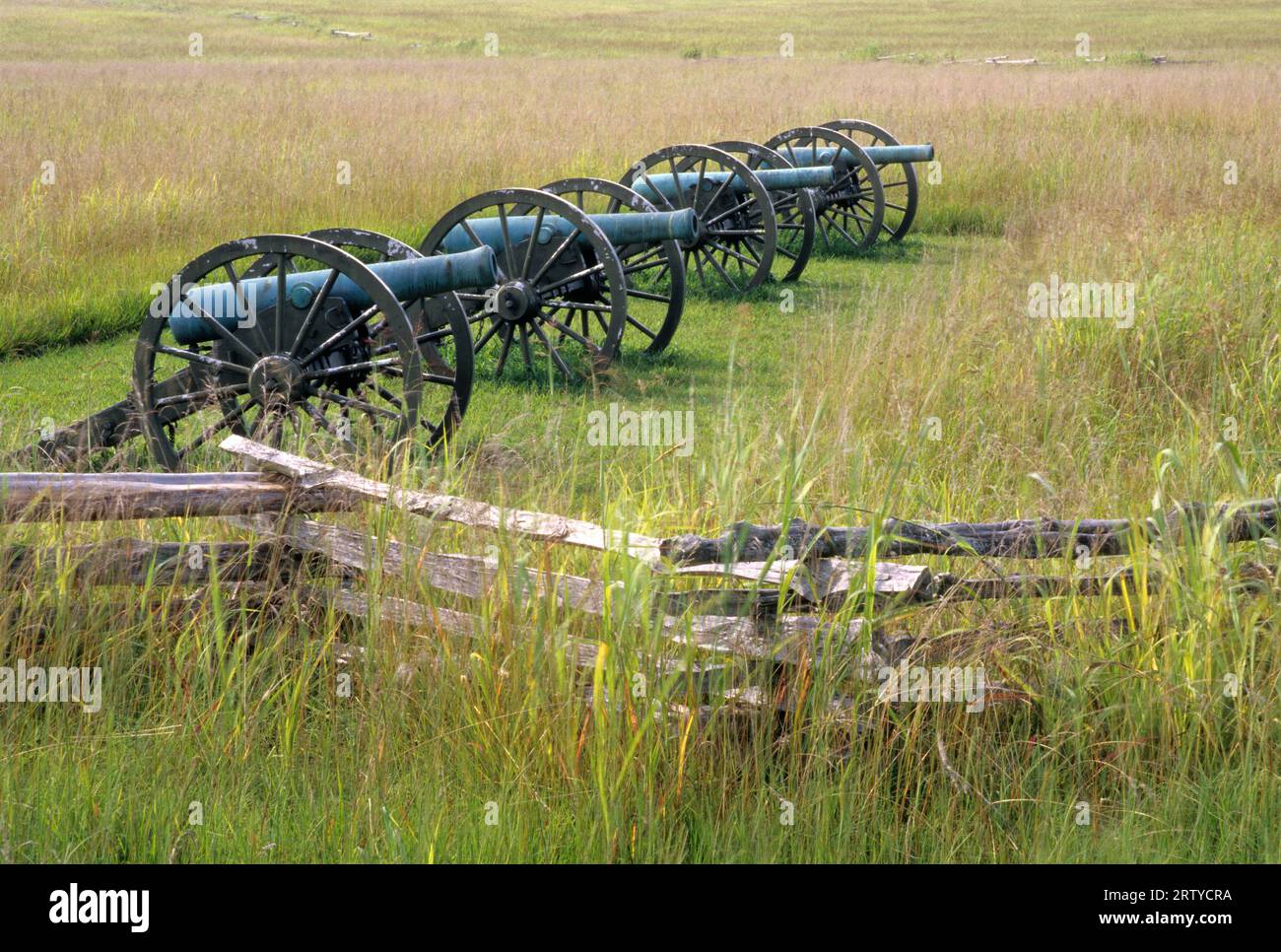 Cannon, Pea Ridge National Military Park, Arkansas Foto Stock