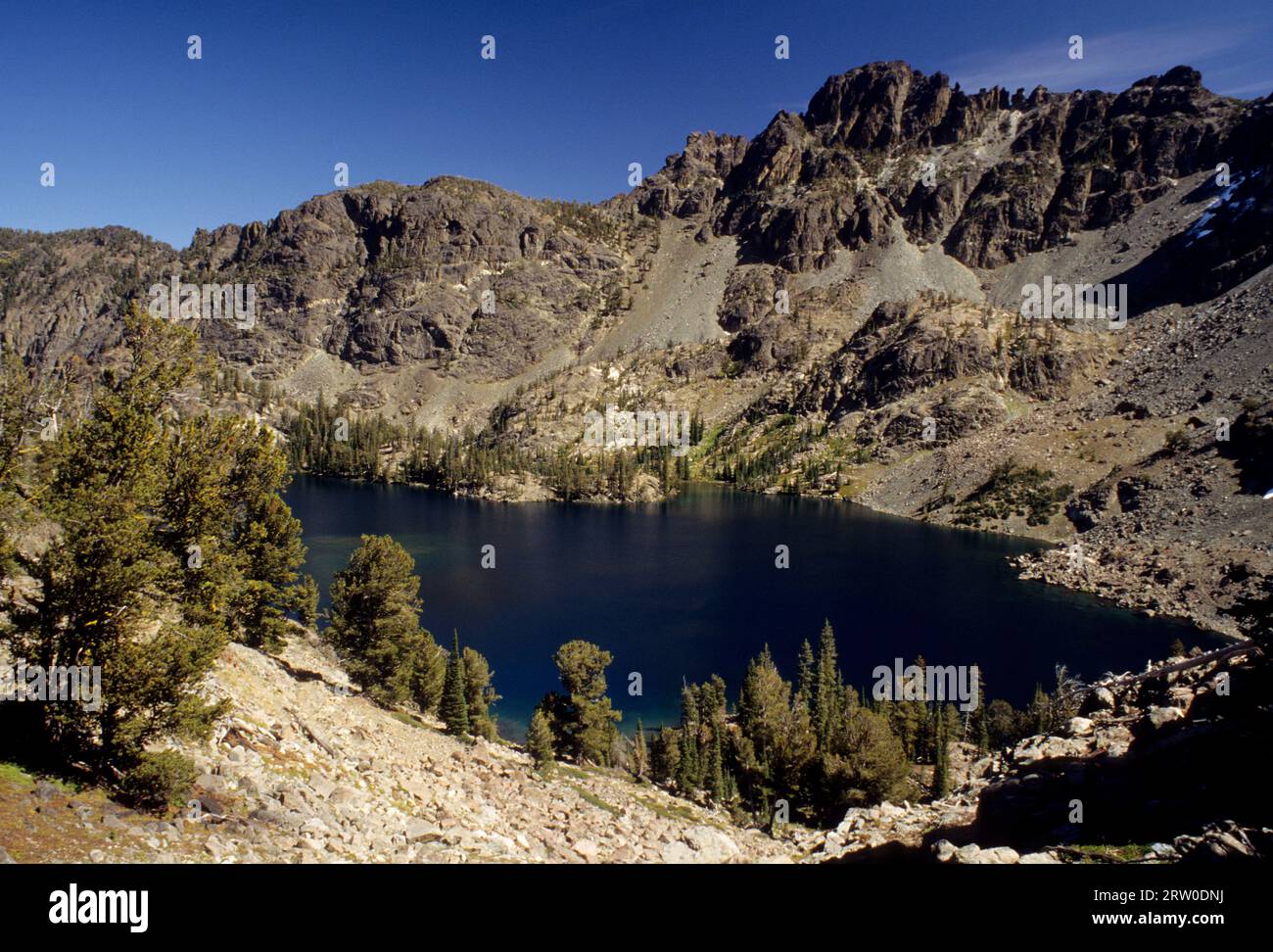 Sheep Lake, Hells Canyon National Recreation area, Hells Canyon National Recreation area, Idaho Foto Stock