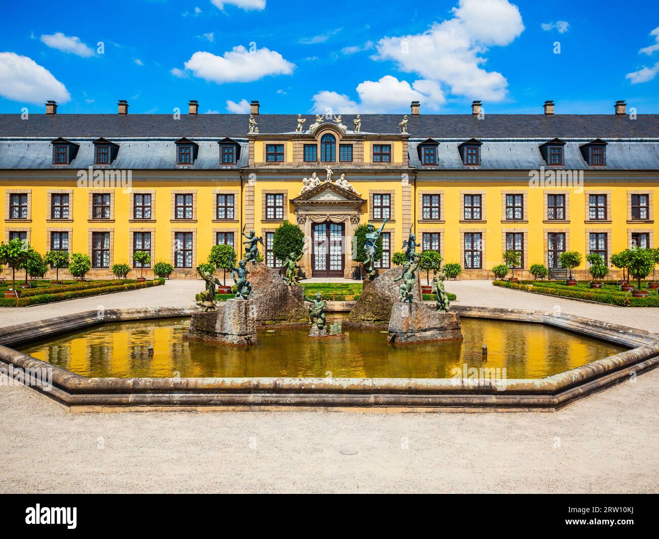 Herrenhausen Gallery situato in Herrenhausen Gardens a Hannover, Germania Foto Stock