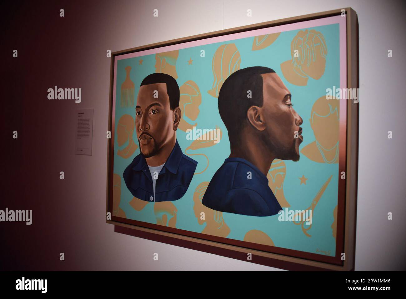 Curata dall'artista Ronan McKenzie e presentata da Netflix, questa mostra pop-up commemora l'impatto culturale che Top Boy ha avuto sulla TV britannica. Foto Stock