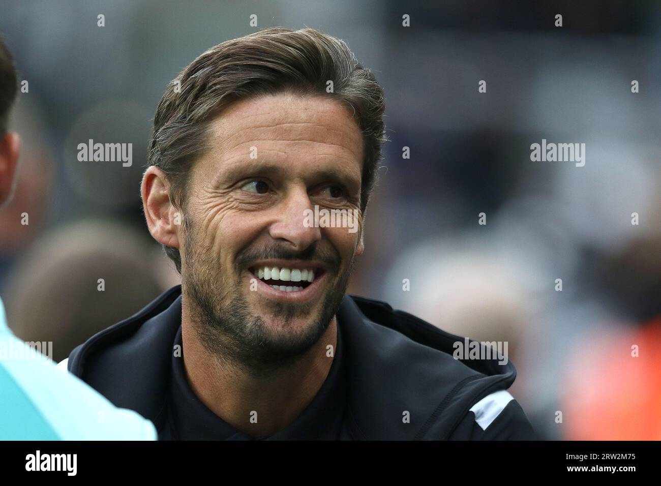 Newcastle, Regno Unito. 16 settembre 2023. L'assistente allenatore del Newcastle United Jason Tindall durante la partita di Premier League tra Newcastle United e Brentford al St. James's Park, Newcastle sabato 16 settembre 2023. (Foto: Robert Smith | mi News) crediti: MI News & Sport /Alamy Live News Foto Stock