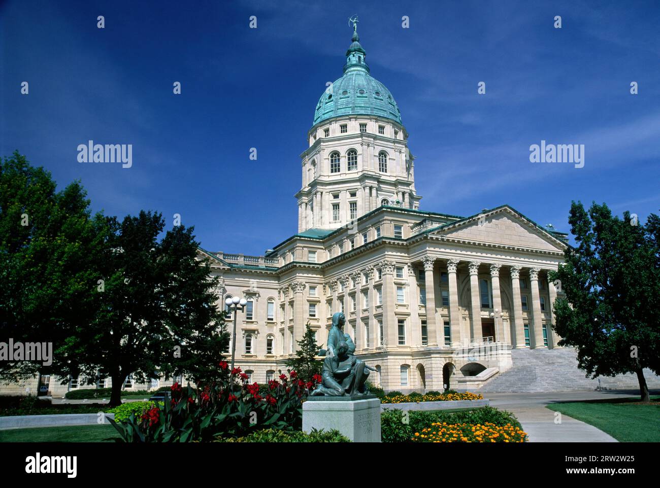 State capitol, Topeka, Kansas Foto Stock