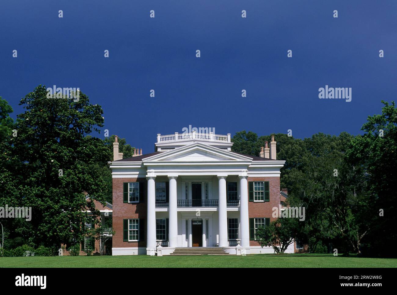 Melrose Mansion, Natchez National Historic Park, Mississippi Foto Stock
