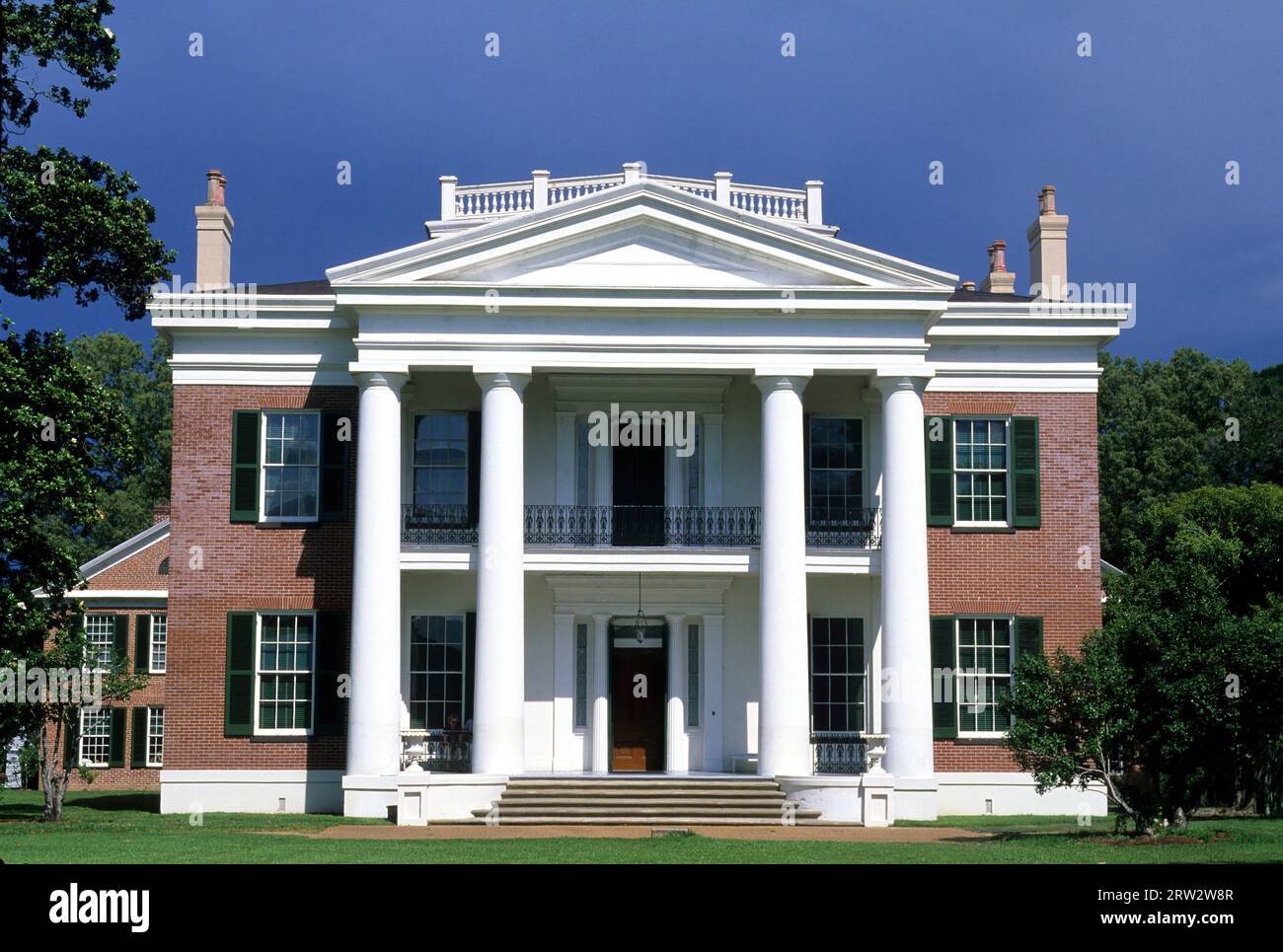 Melrose Mansion, Natchez National Historical Park, Mississippi Foto Stock