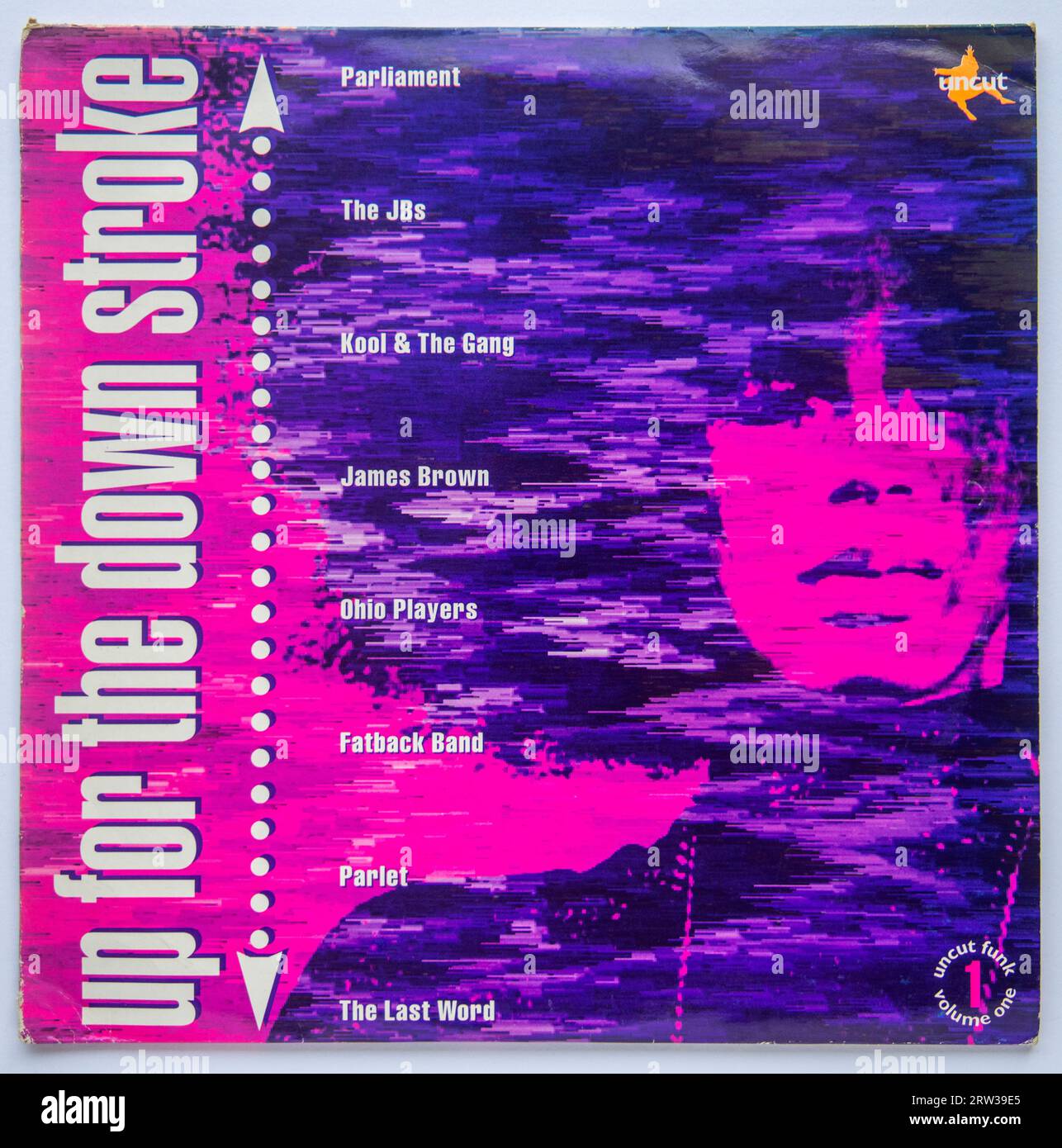 Copertina LP della compilation Up for the Downstroke (Uncut Funk volume 1) Foto Stock