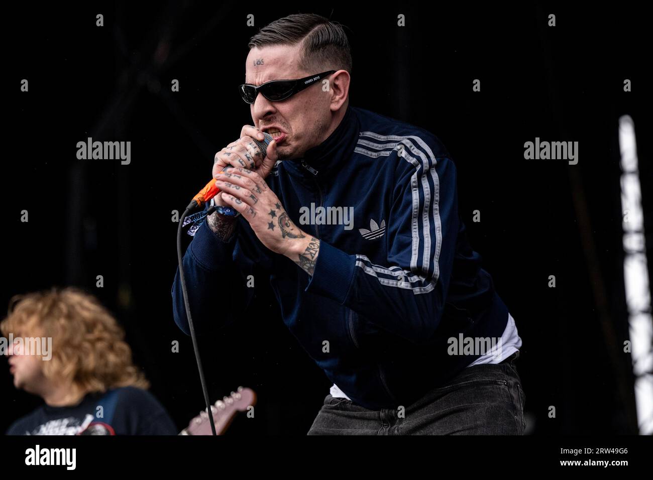 Chicago, Stati Uniti. 16 settembre 2023. Preforma Viagra Boys al Riot Fest sabato 16 settembre 2023 a Chicago, Illinois. (Foto di Christopher Dilts/Sipa USA) credito: SIPA USA/Alamy Live News Foto Stock