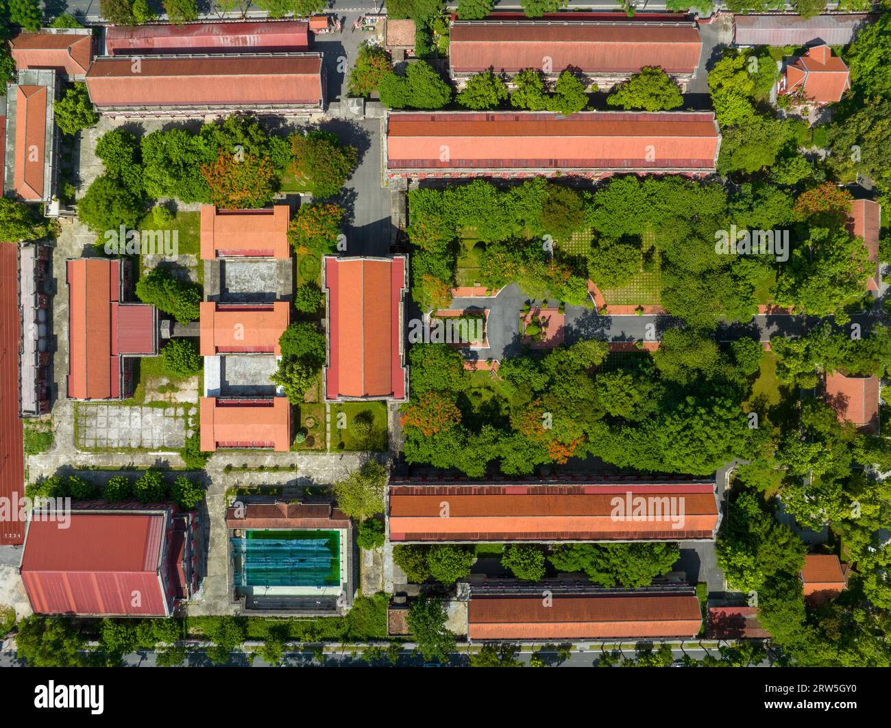 15 giugno 2023: Scena della Hue National School, città di Hue, Vietnam Foto Stock
