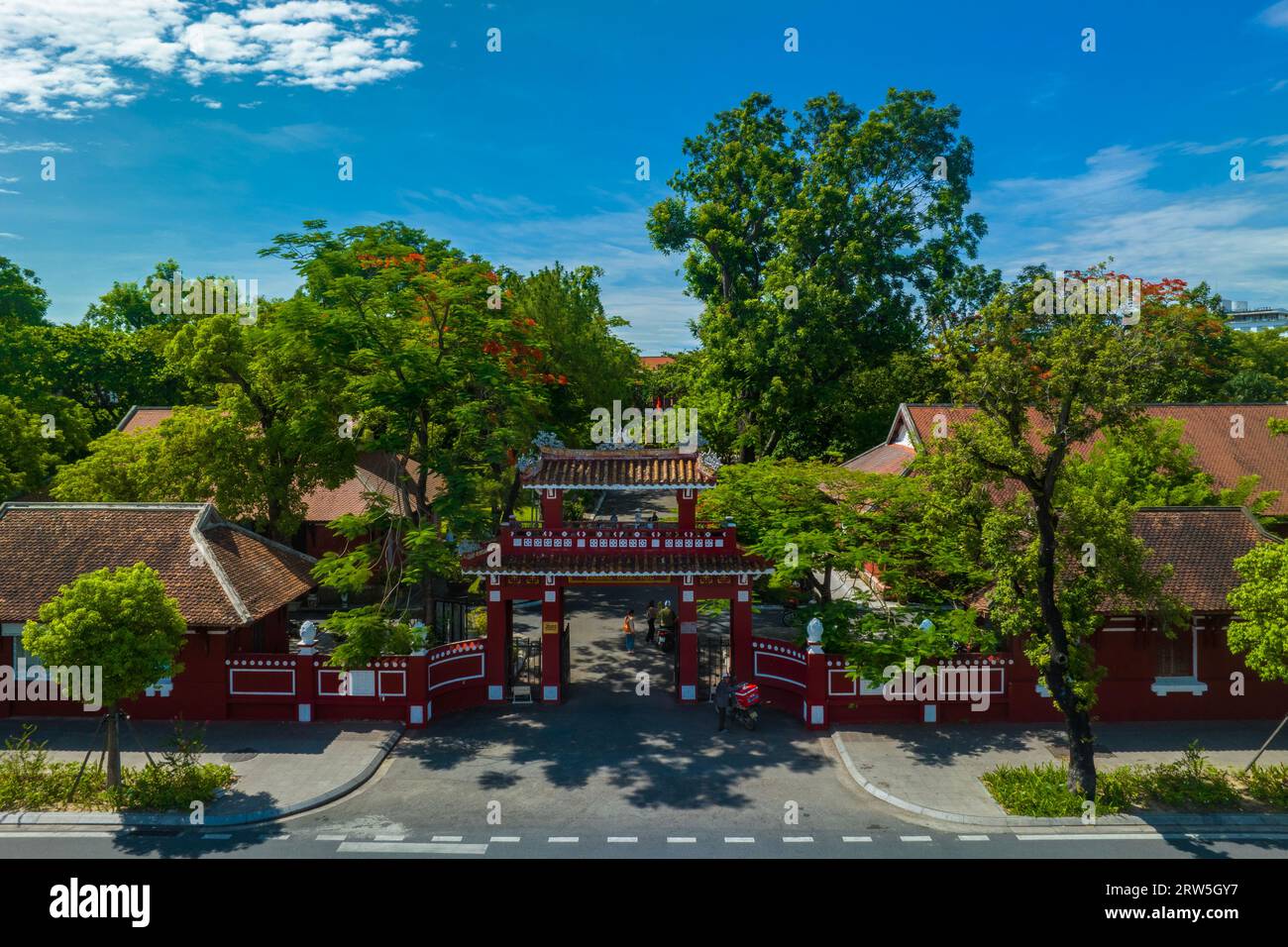 15 giugno 2023: Scena della Hue National School, città di Hue, Vietnam Foto Stock