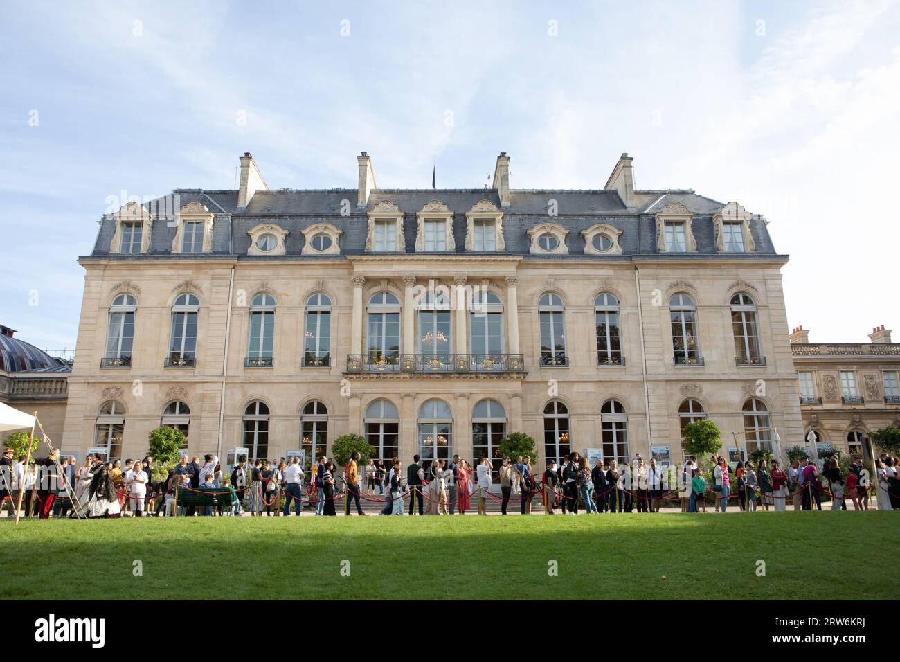 Parigi, Francia, il 16 settembre 2023, Heritage Day, Elysée Palace, Francois Loock/Alamy Foto Stock