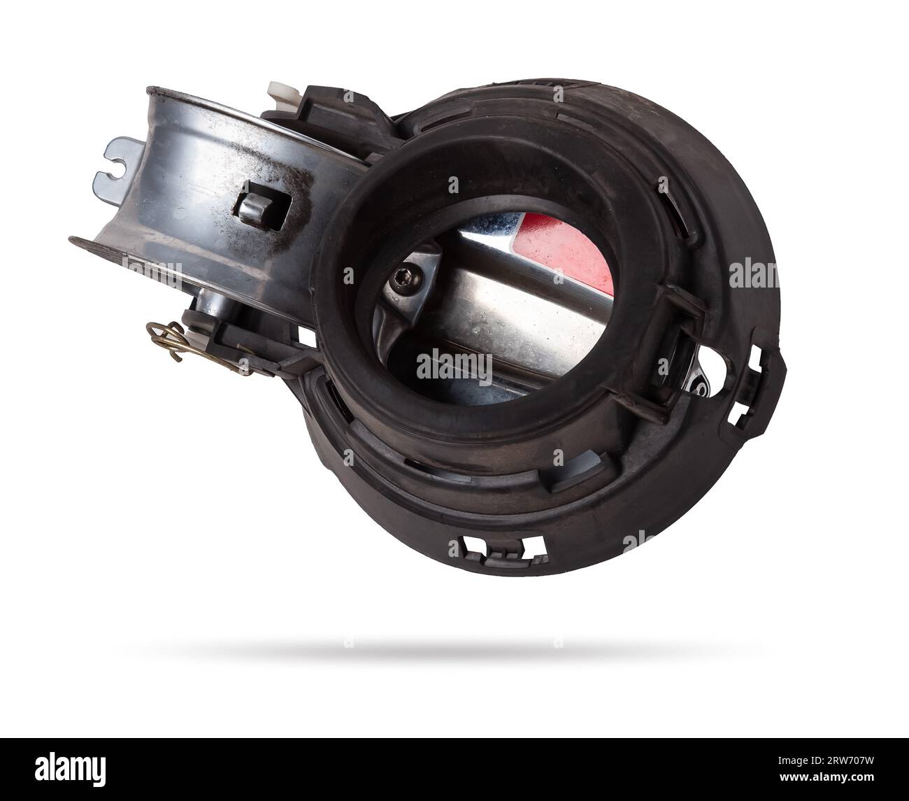 parte di ricambio della copertura del serbatoio del gas per la vendita presso un servizio di auto o ad un'auto-analisi. Foto Stock