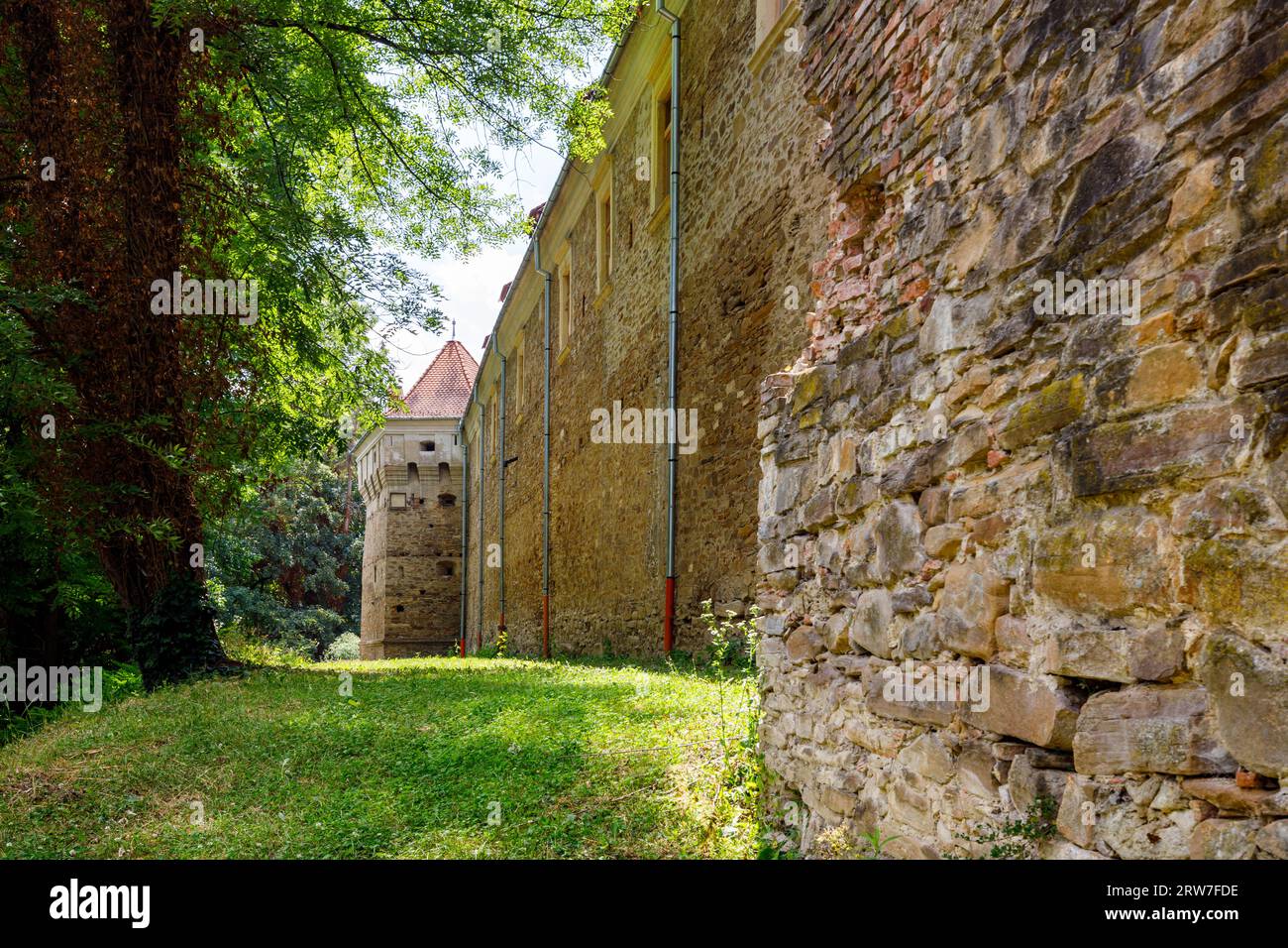 Il castello di Bethlen a Cris in Romania Foto Stock